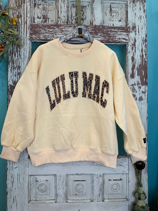 Lulu Mac Sweatshirt in Butter Leopard
