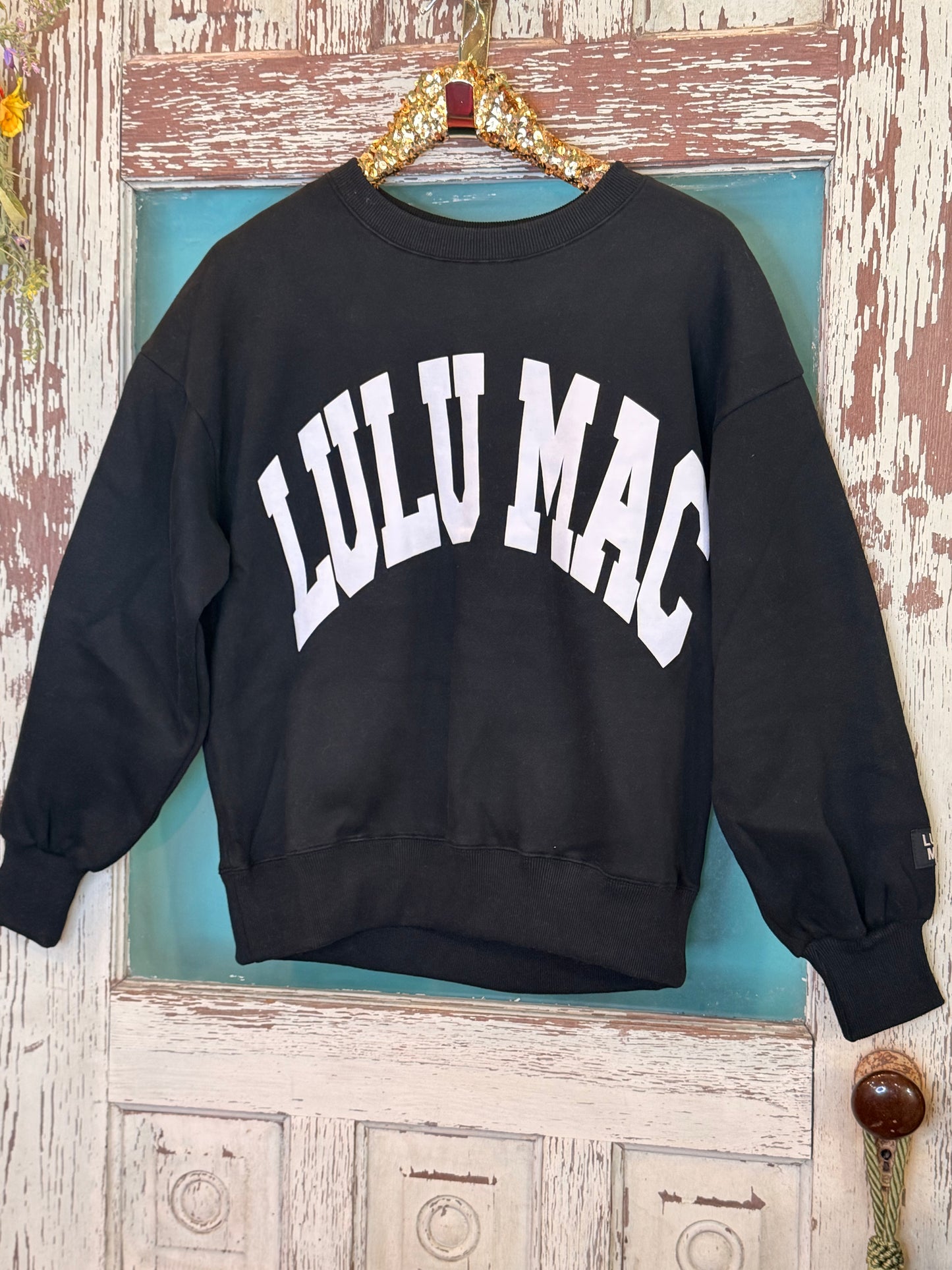 Black and White LULU MAC SWEATSHIRT