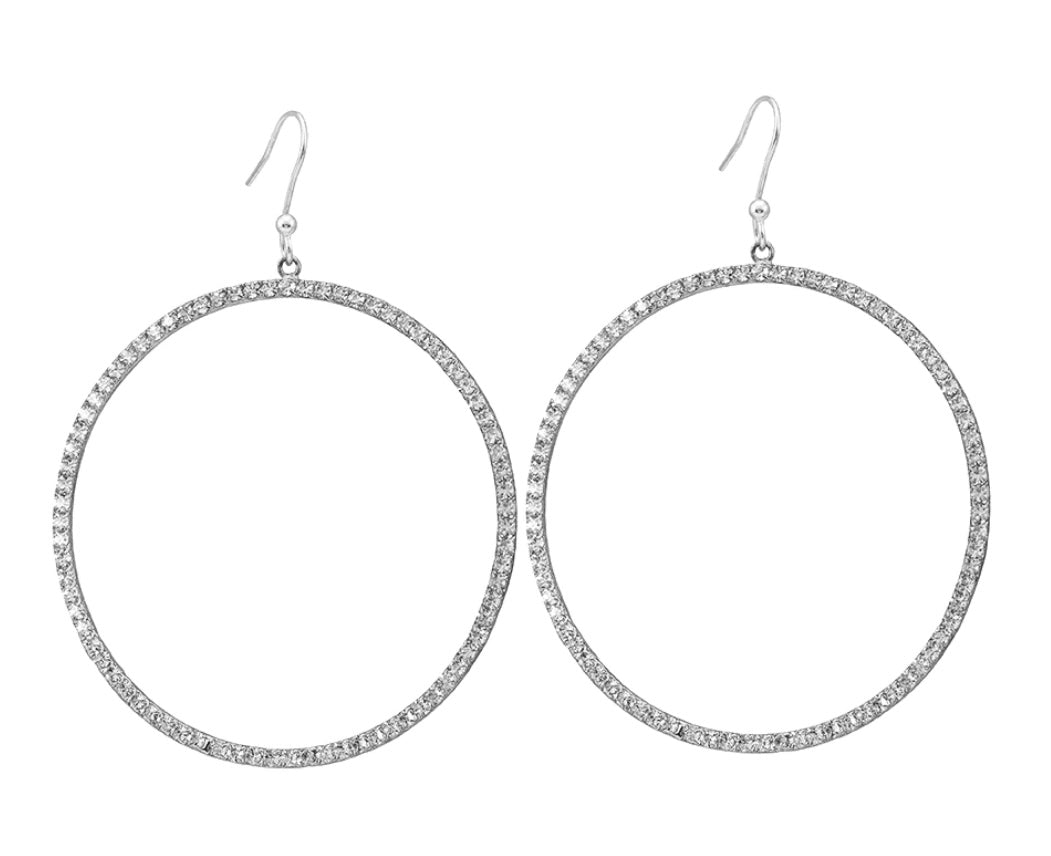 Vitoria Earrings in Silver