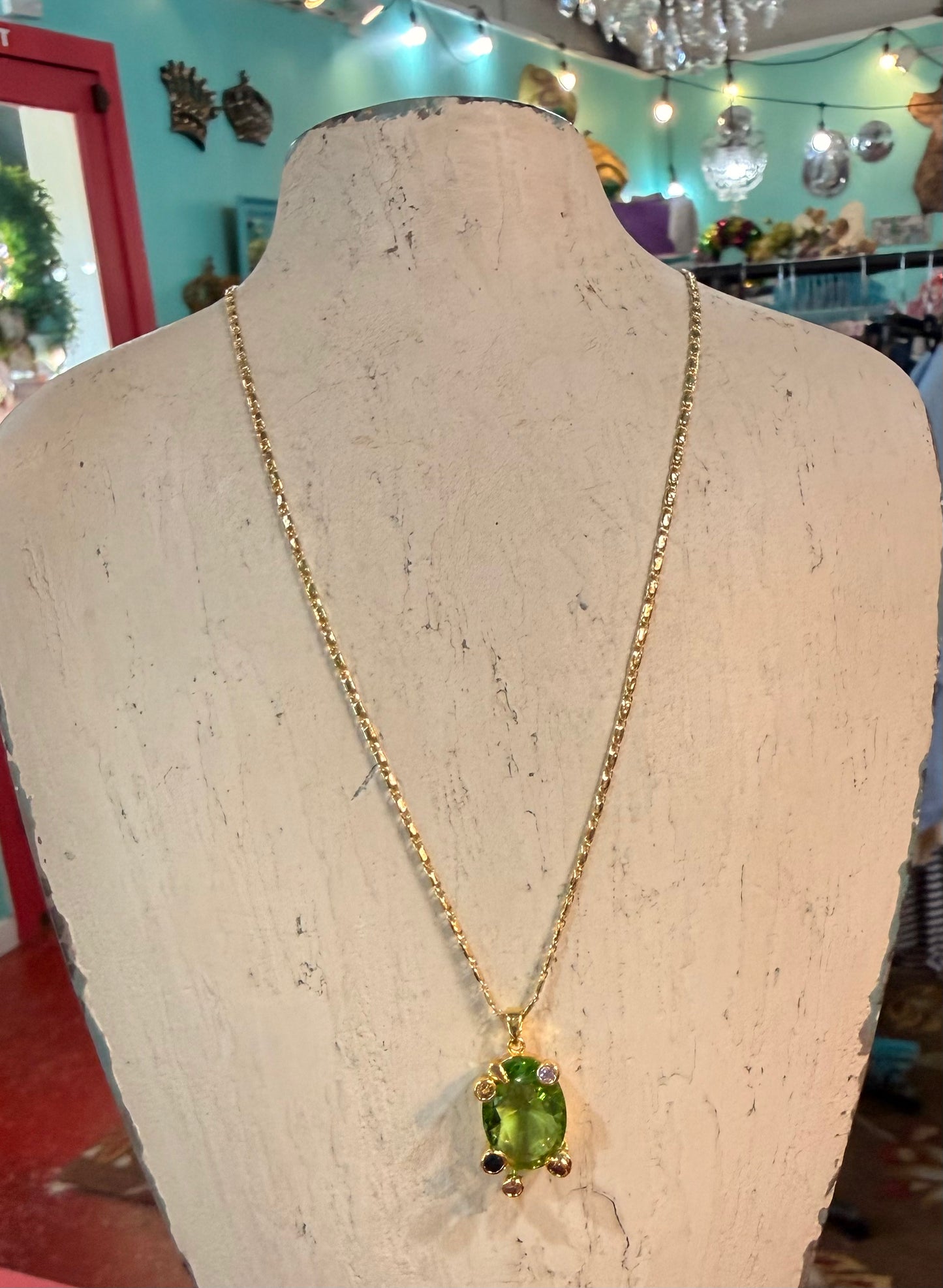Blake Necklace in Green