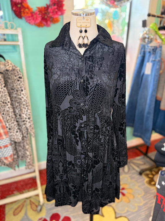 The Flora Velvety Dress