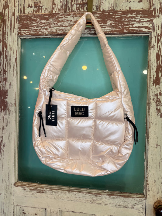 LuLu MAC Puffer Tote in Ivory