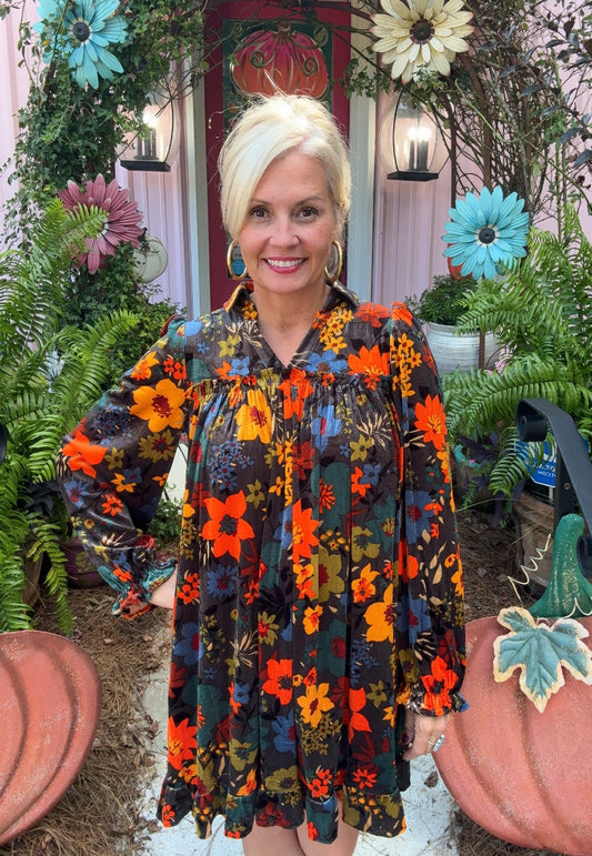 Sylvia Velvet Dress