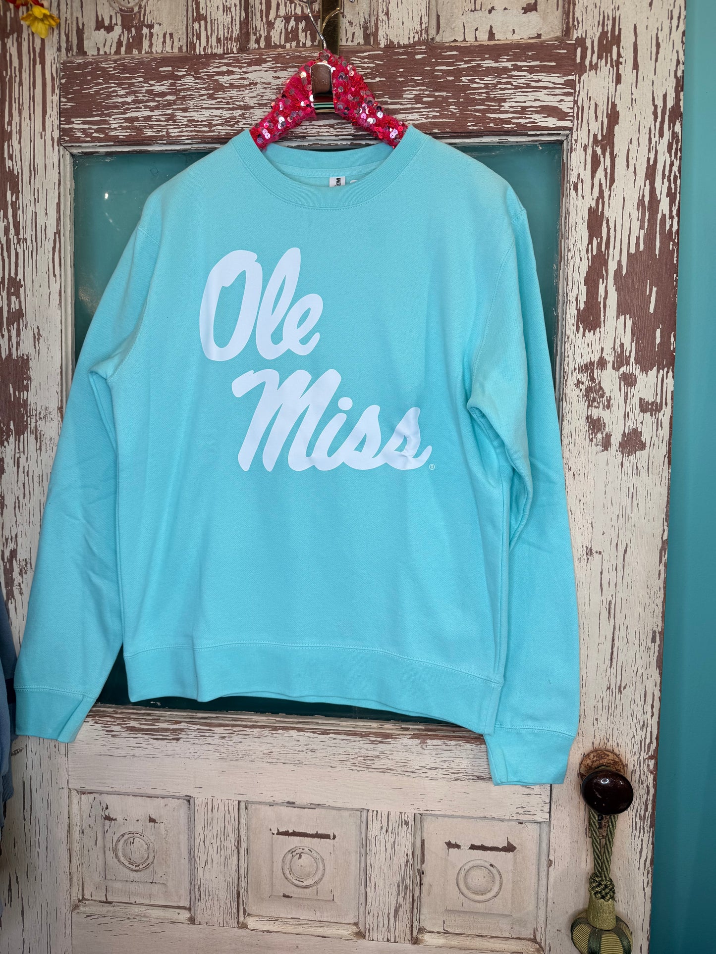 Ole Miss Sweatshirt in Mint