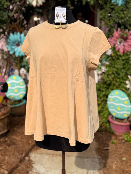 The Aveley Top in Taupe