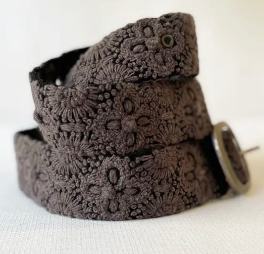 Midnight Oasis Wool Belt
