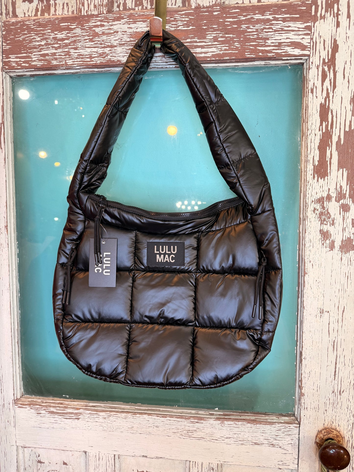 LuLu MAC Puffer Tote in Black