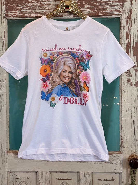 Crystal Raised On Dolly & Sunshine T Shirt