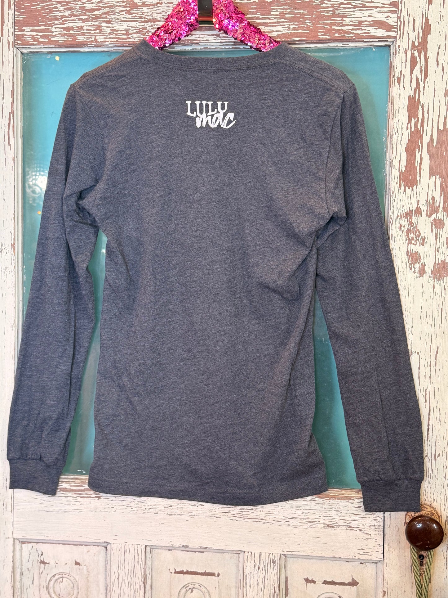 Lipstick and Lattes LULU MAC LONG SLEEVE T SHIRT