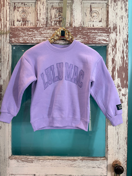 LuLu MAC YOUTH Lavender Sweatshirt