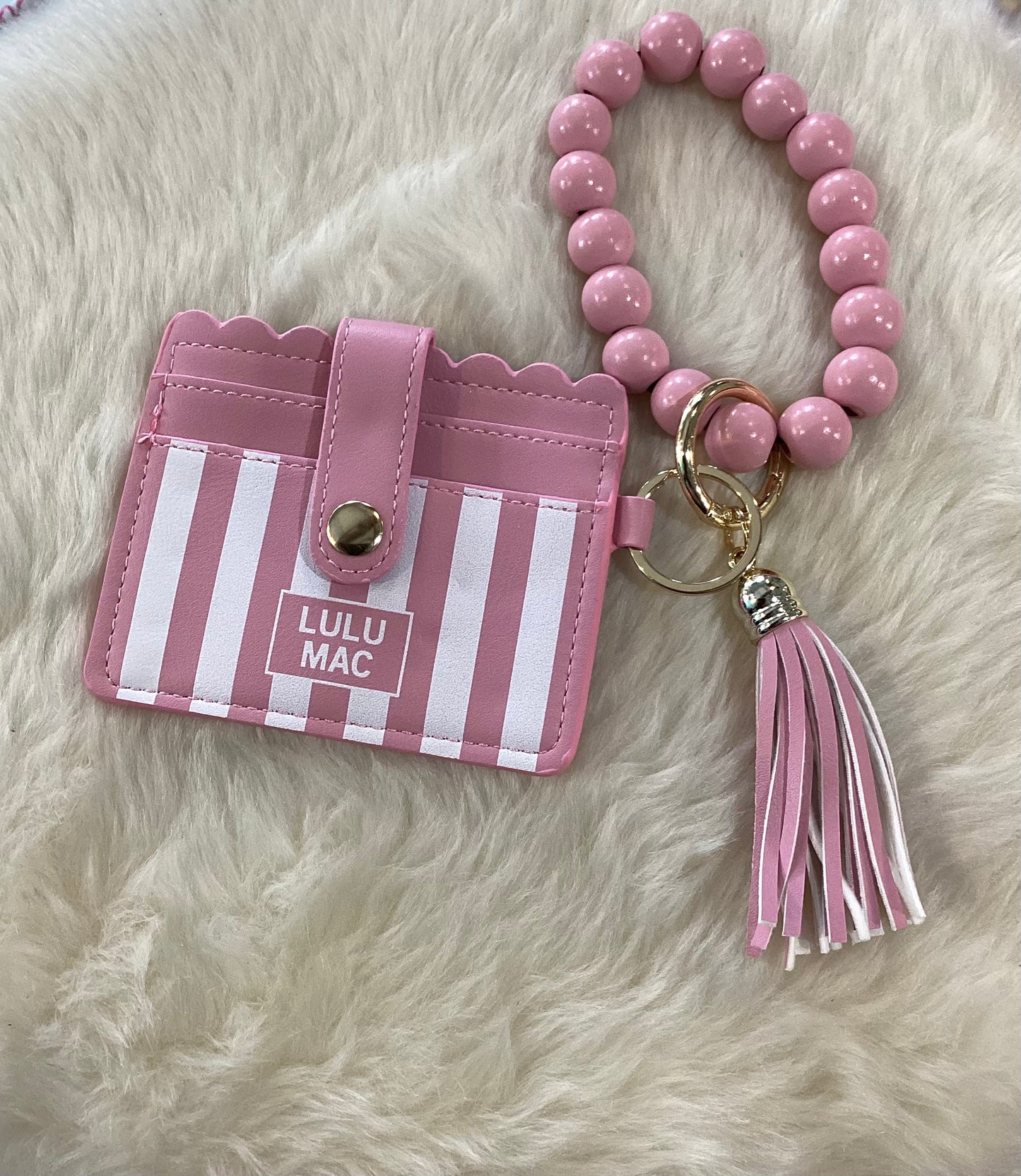 LuLu MAC ID WALLET IN PINK