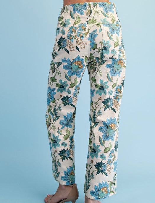 The Magnolia Mae Floral Ankle Pants
