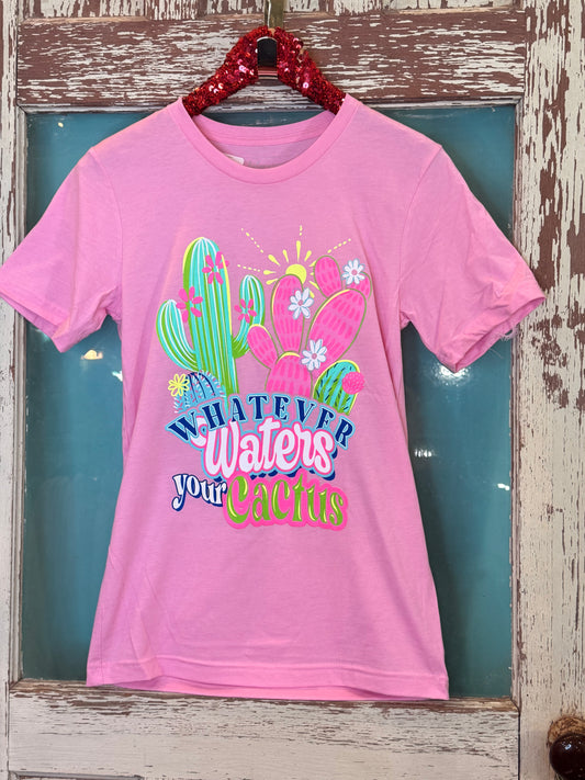 LuLu MAC Whatever Waters Your Cactus T SHIRT