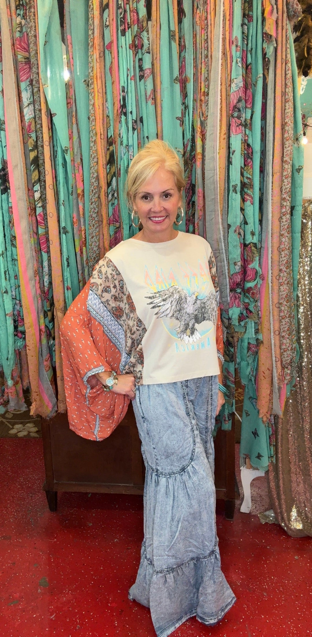 The Maren Chambray Denim Pants