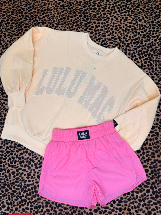 Pink LuLu Mac Shorts