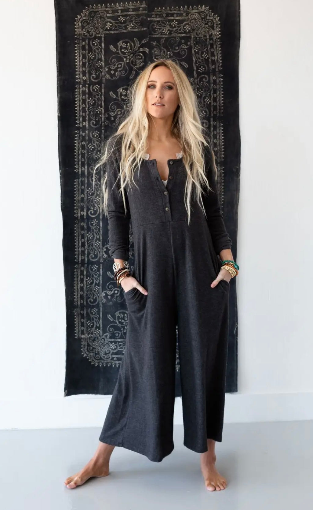 Simply Comfort Jumpsuit - Dark Gray