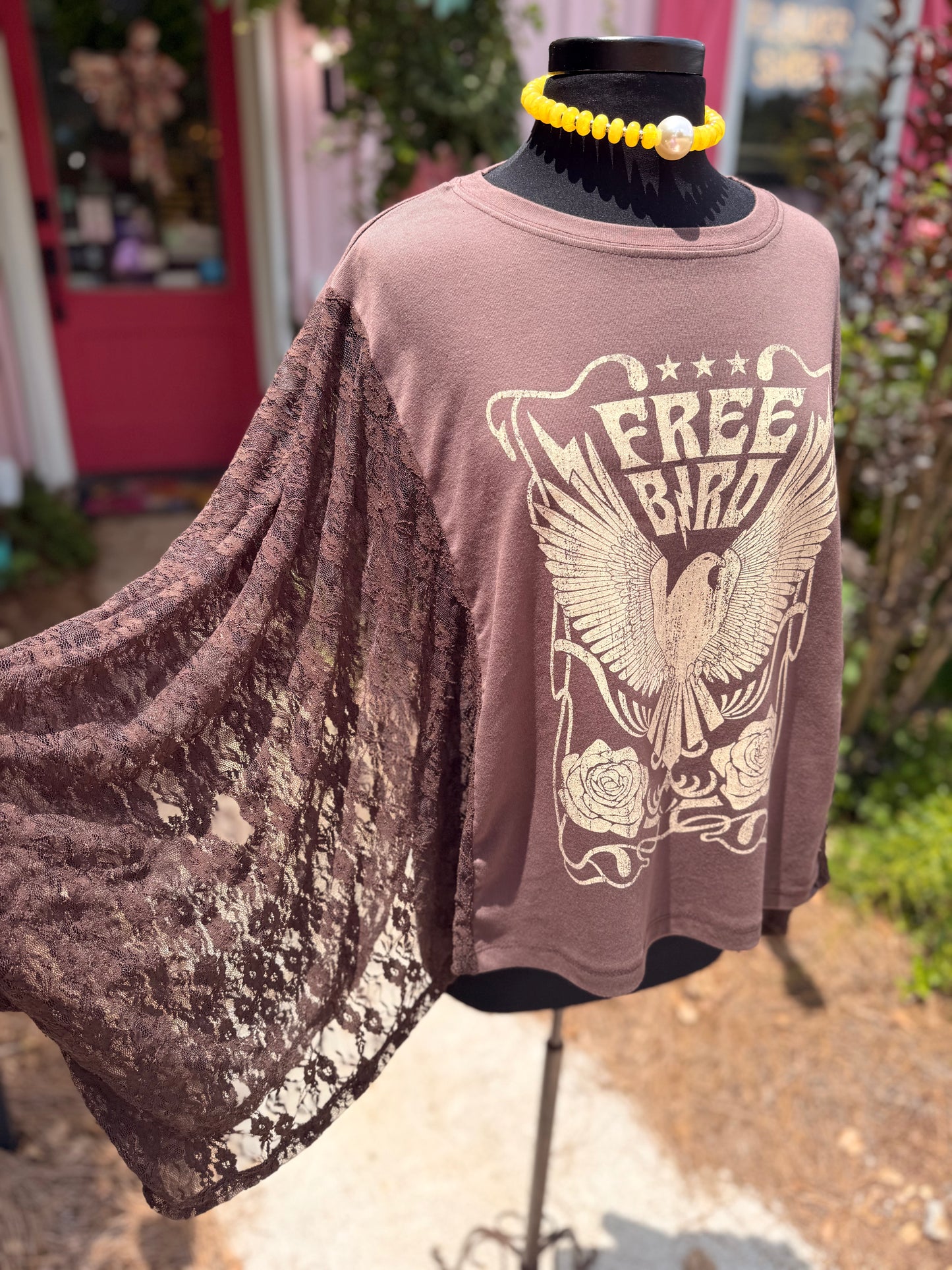 Free Bird Vintage Graphic  Tee