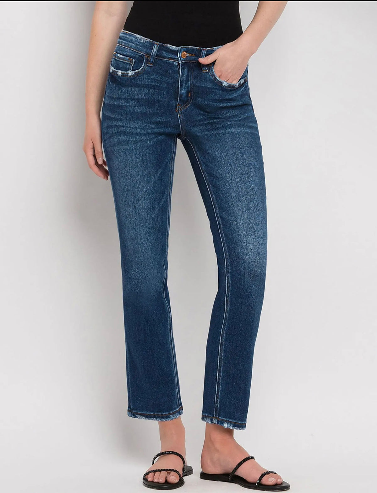 The Morgan Straight Ankle Jean