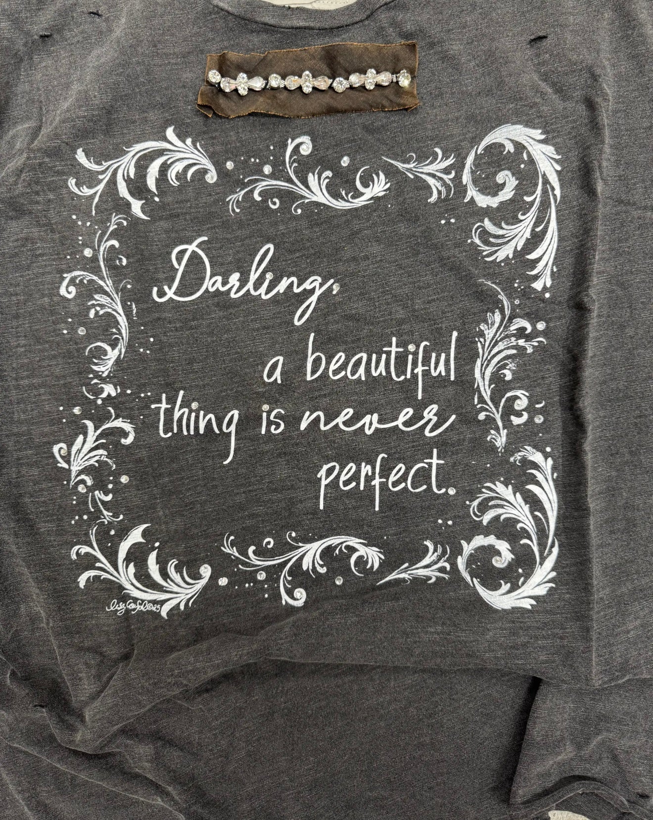 Darling Distressed T Shirt