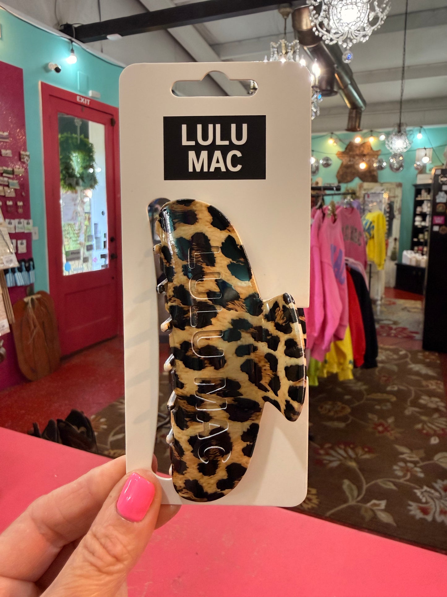 Leopard LuLu MAC Hair Clip