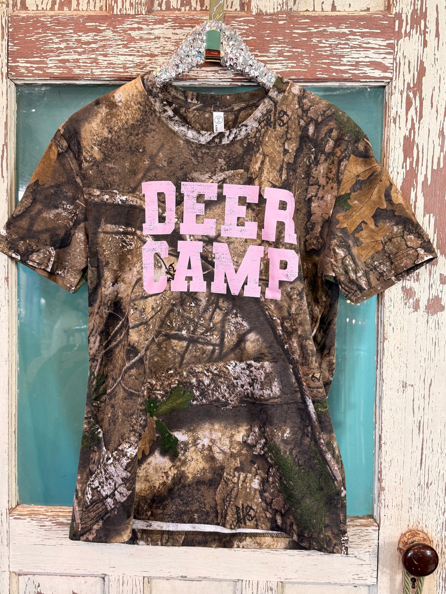 Deer Camp Camo T Shirt