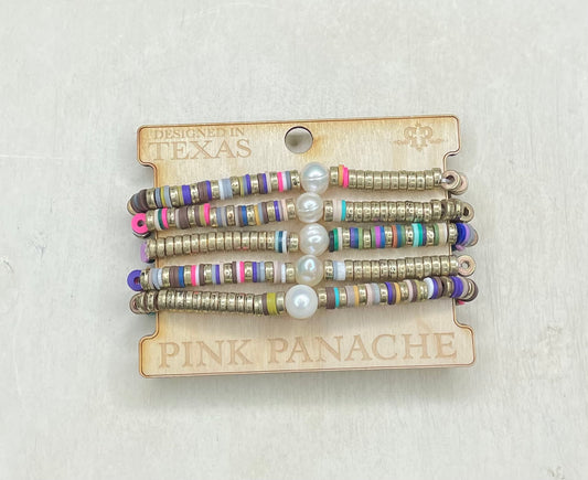 Pink Panache Bracelets -  1CNC R124