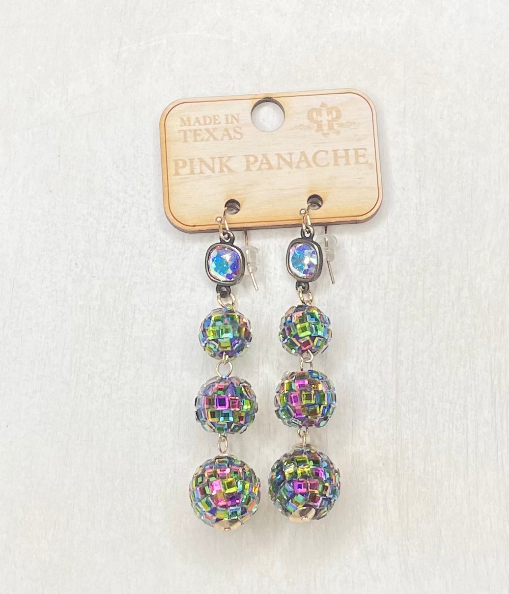 Pink Panache Earrings 1CNC R221