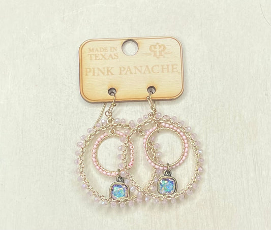 Pink Panache Earrings - 1CNC D074