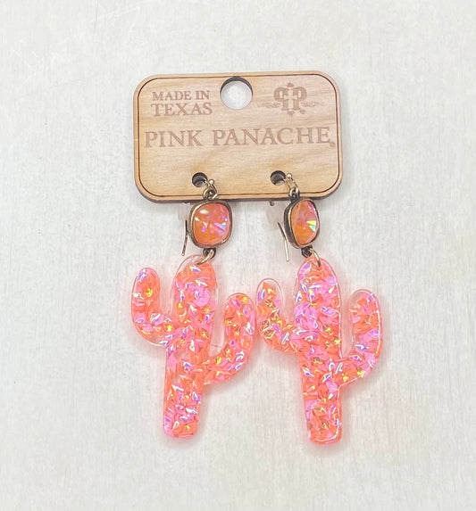Pink Panache Earrings - 1CNC K056