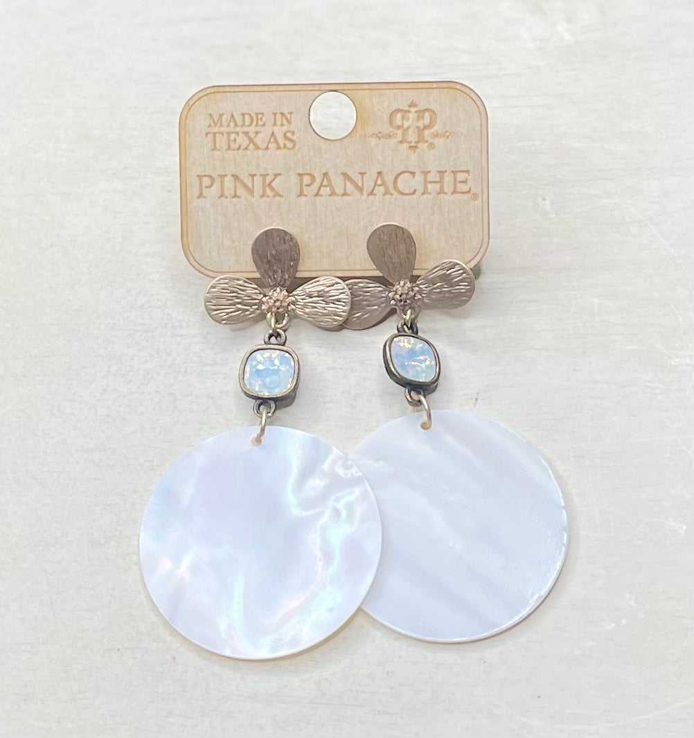 Pink Panache Earrings - 1CNC F162