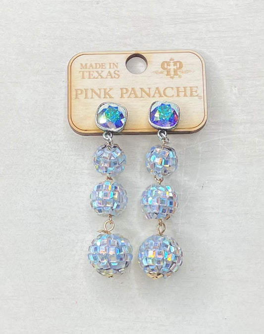 Pink Panache Earrings - 1CNC G277