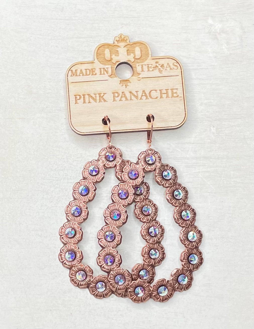 Pink Panache Earrings - 1E339RGAB