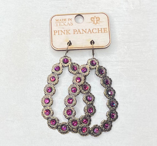 Pink Panache Earrings - 1CNC J084