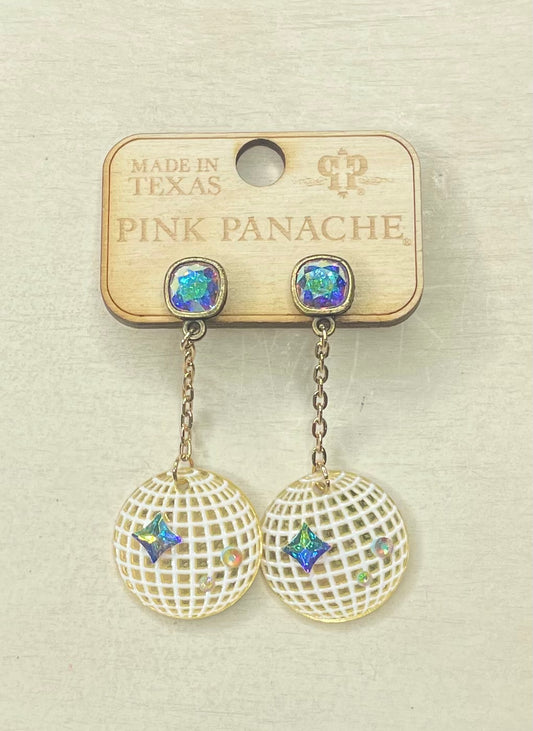 Pink Panache Earrings - 1CNC A349