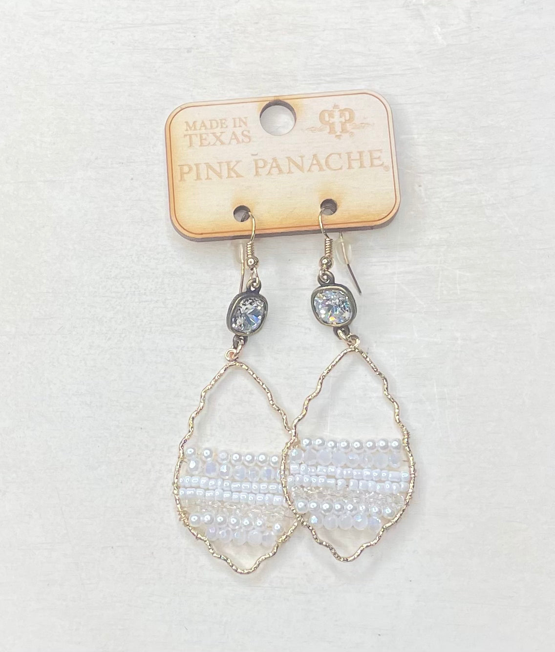 Pink Panache Earrings - 1CNC F121