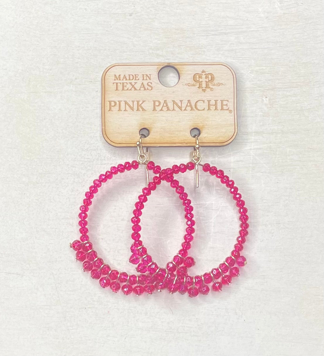 Pink Panache Earrings - 1CNC J053