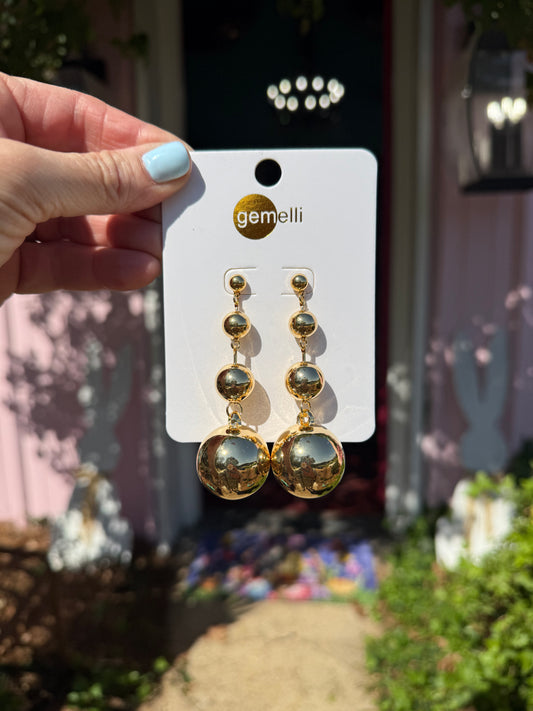 The Sam Earrings in Gold