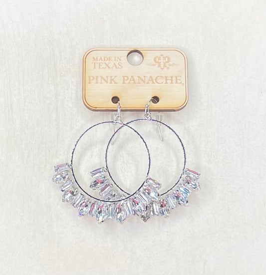 Pink Panache Earrings - 1CNC G156