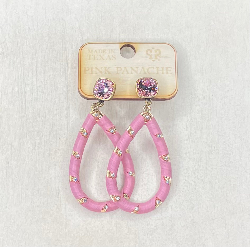 Pink Panache Earrings - 1CNC D078