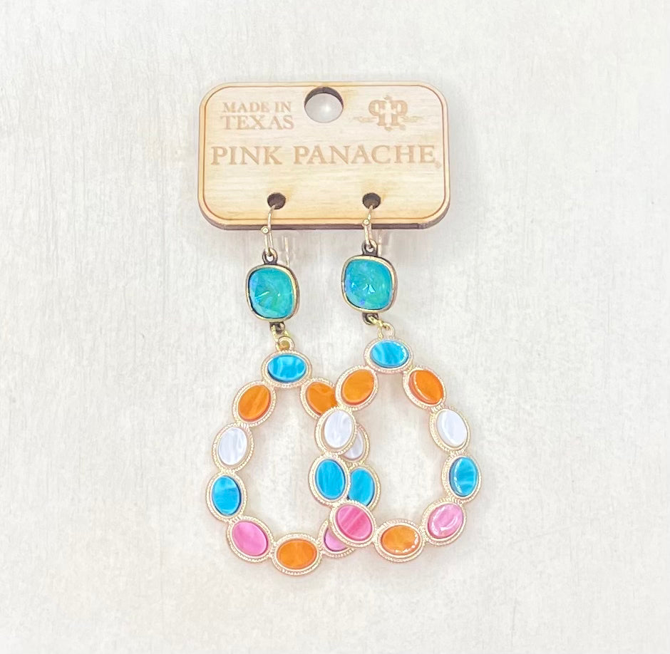 Pink Panache Earrings - 1CNC R332