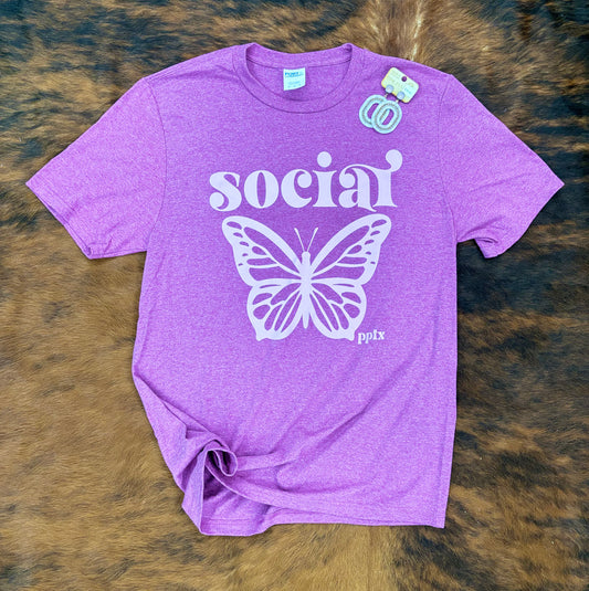 Social Butterfly Tee