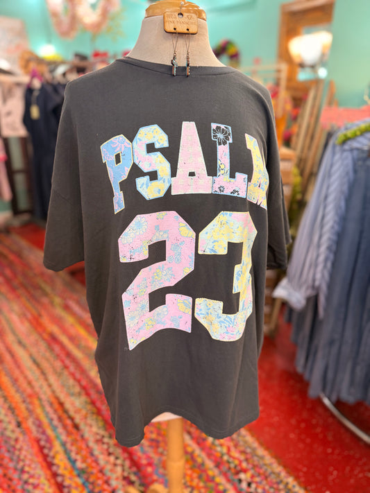 Psalm  23 Floral T Shirt