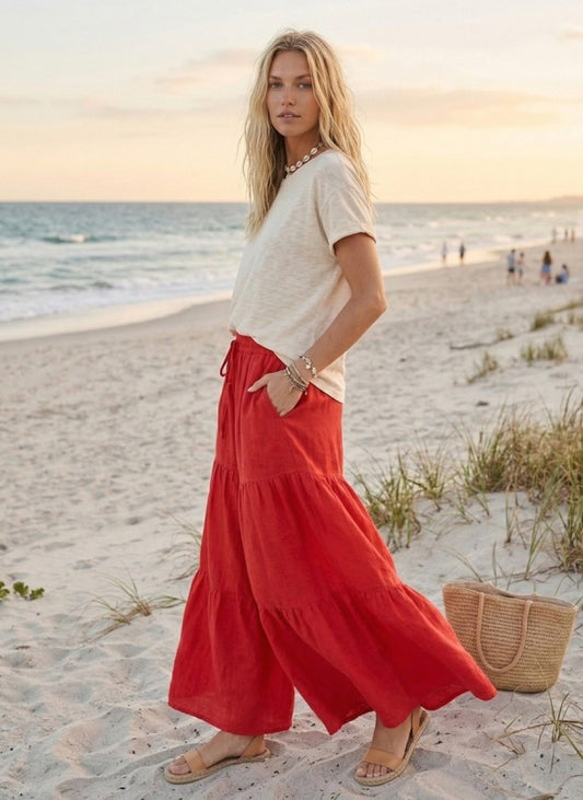 The Thea Linen Pant