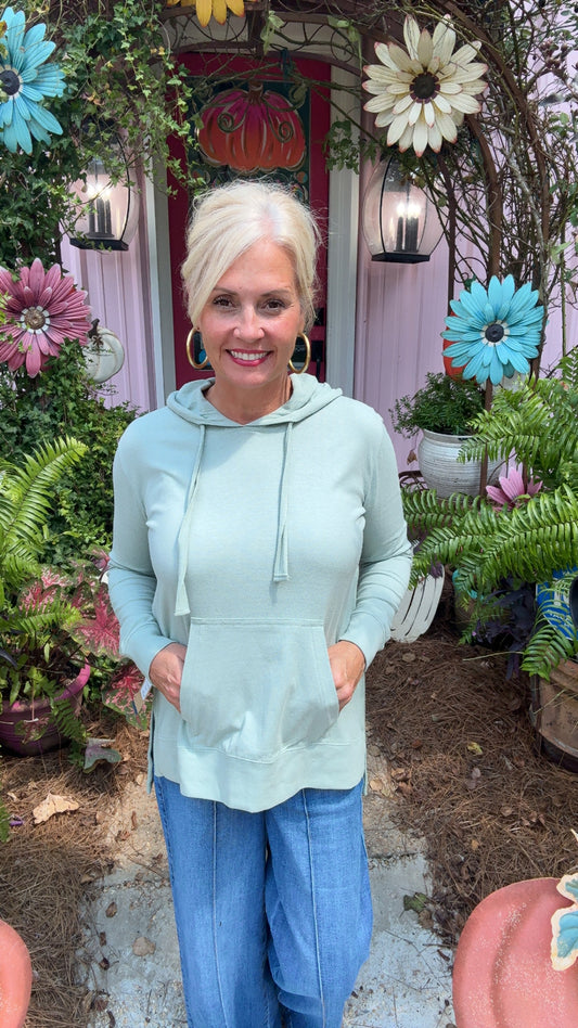 Jones Hoodie in Sage Green
