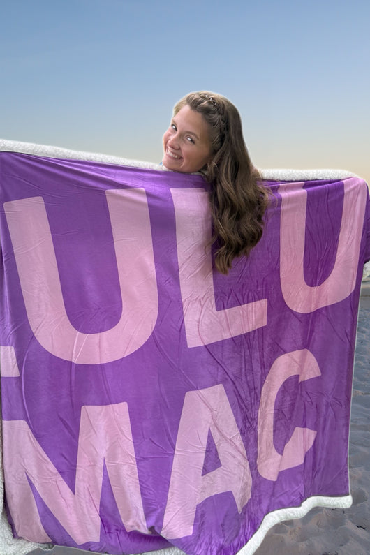 LULU MAC Purple Blanket