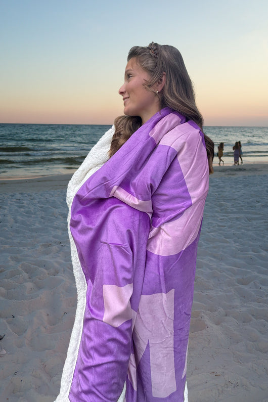 LULU MAC Purple Blanket