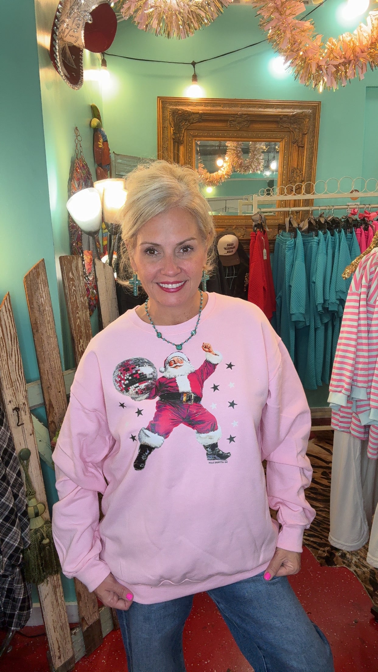 Disco Santa Sweatshirt