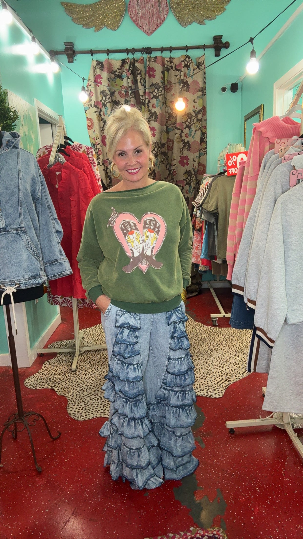 The LyLa Ruffle Denim