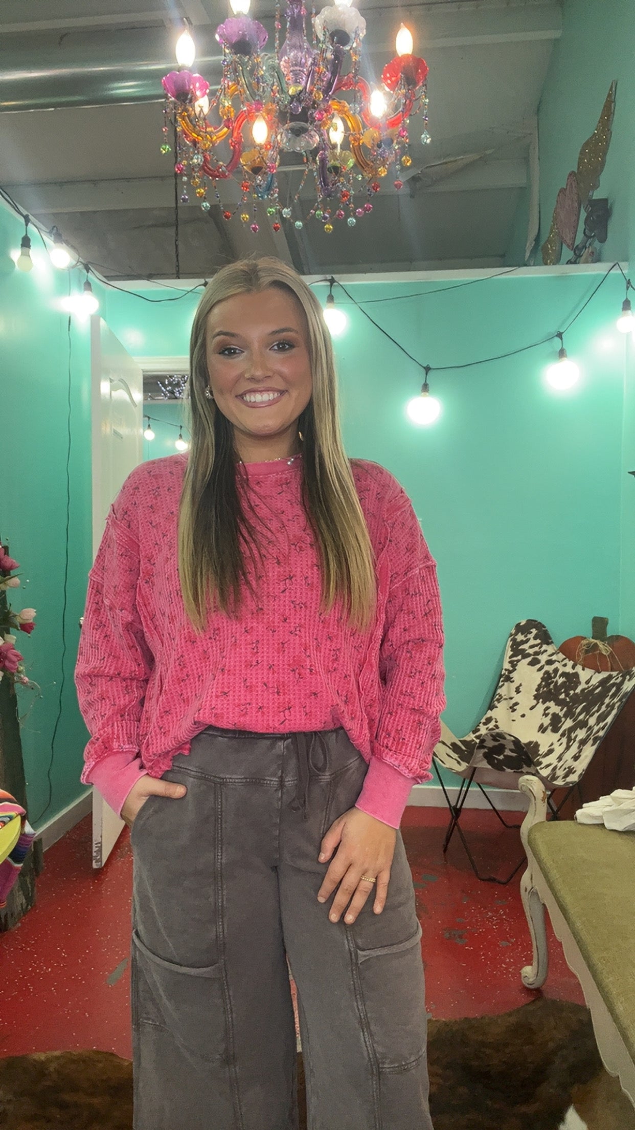 The Cozy Thermal Knit Pullover