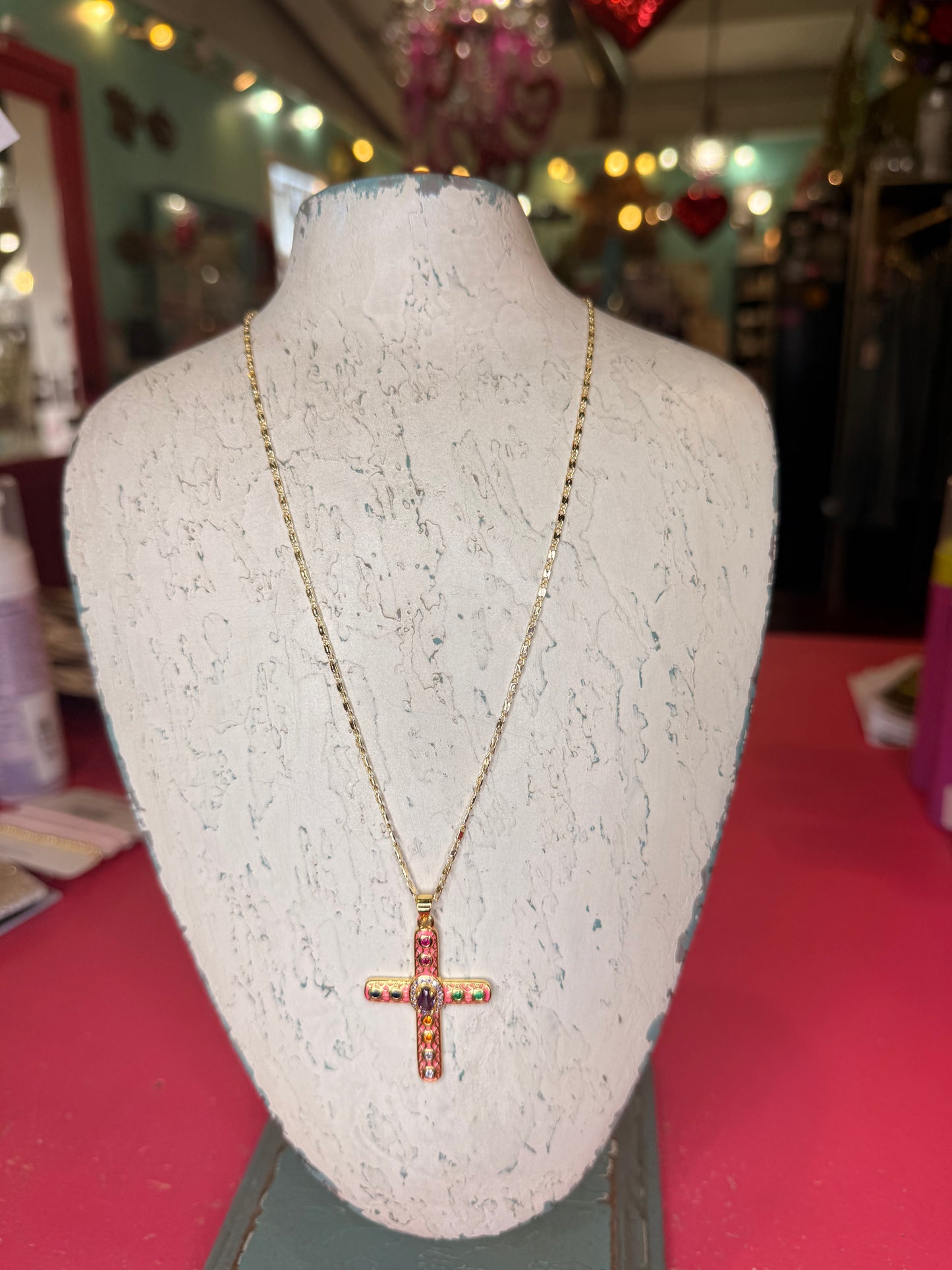 Vienna Cross in Pink